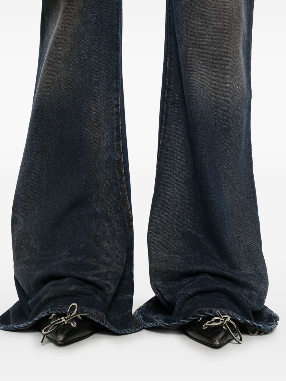 ワンピース Acne Studios Azzurro Senza Maniche Orlo Dritto Effetto Vissu jeans 2024f darkside donna blue scuro in cotone - ACNE